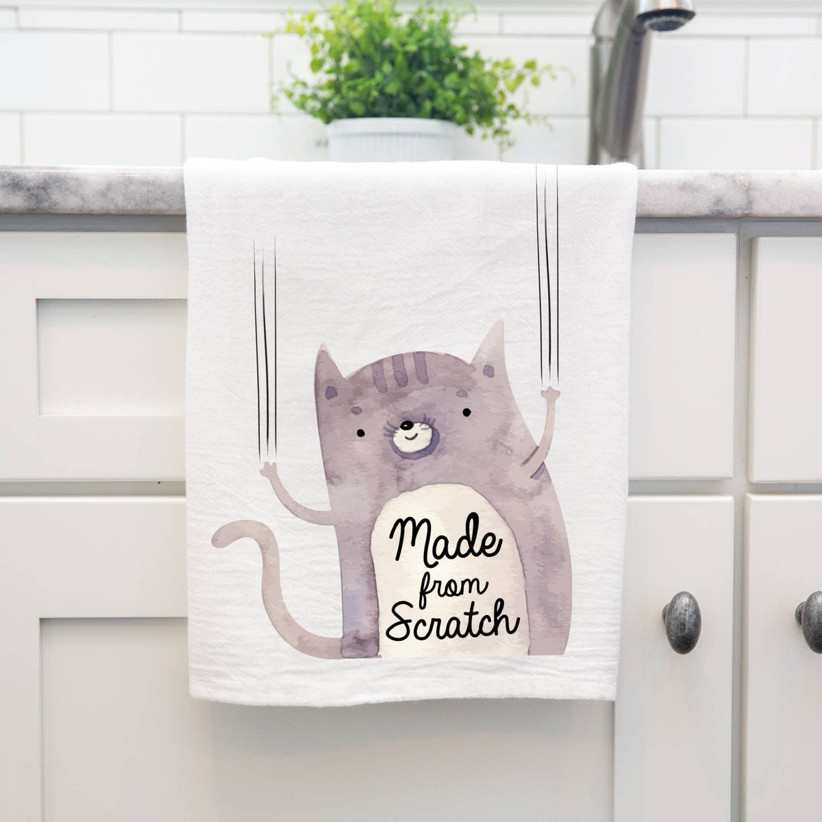 Made from Scratch Cat Kitchen Towel