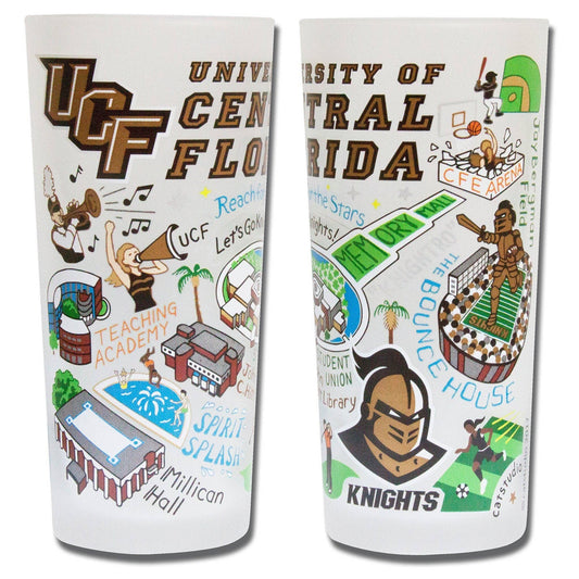 Central Florida, University of Collegiate Drinking Glass