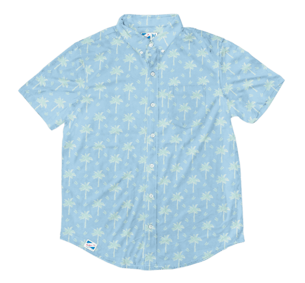 Pastel Palms - Rayon Stretch Shirt