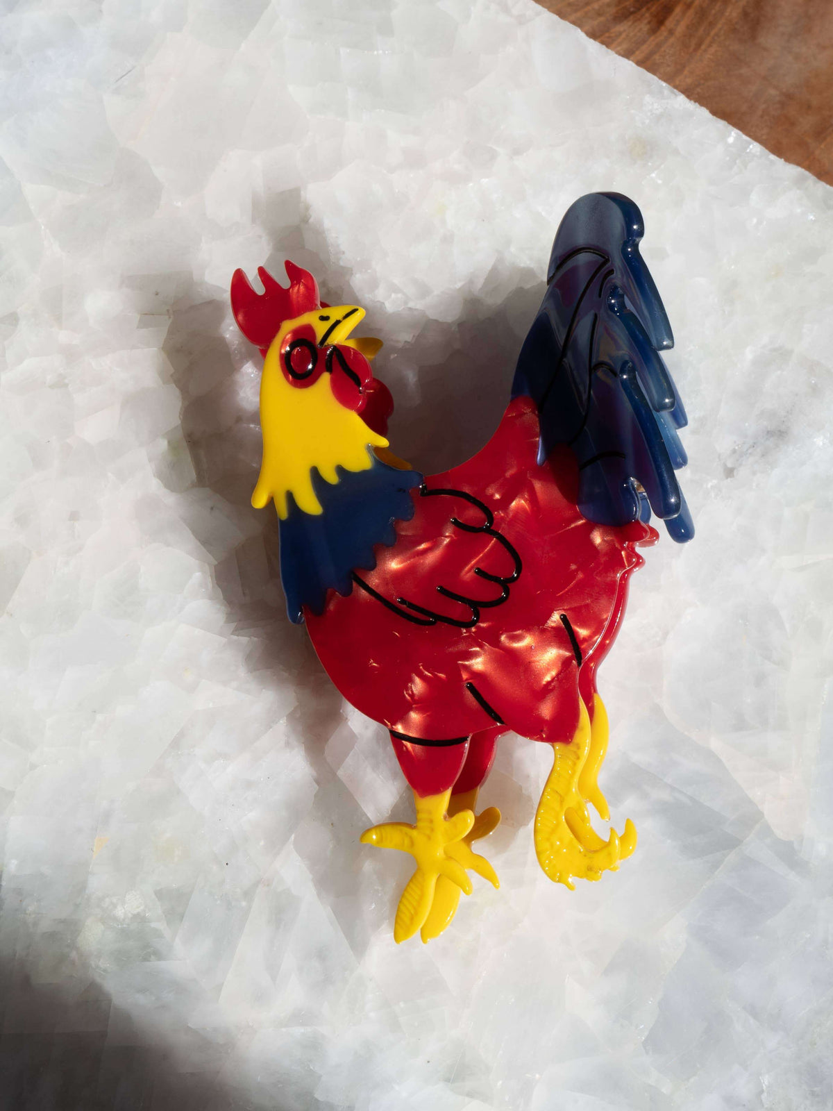 Rooster Hair Clip