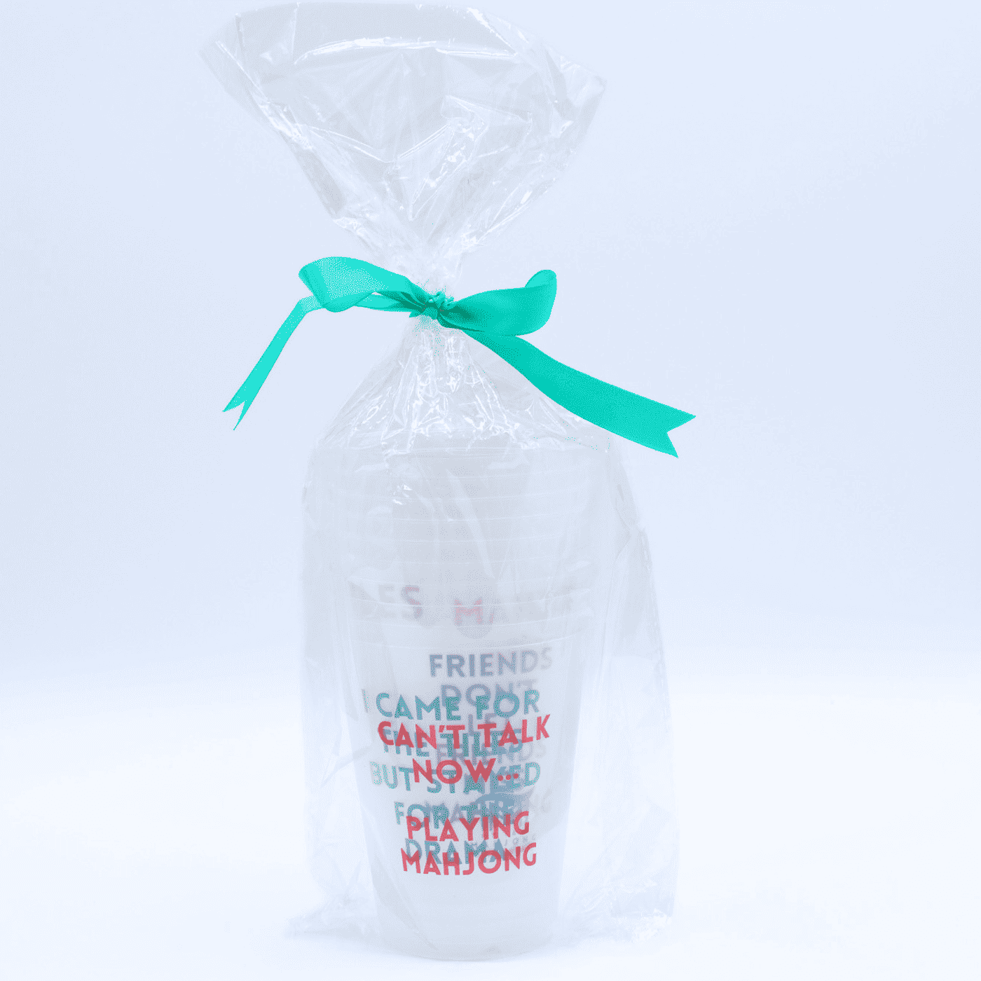 Mahjong Frosted Cups | 10 Different Designs in Every Pack