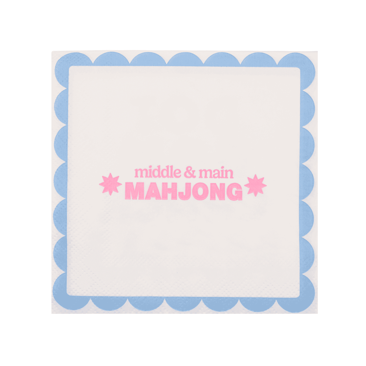 "Dot Bam Crack MAHJ" Cocktail Napkins