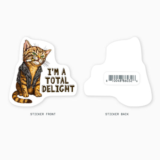 Delight - 3" Art Sticker