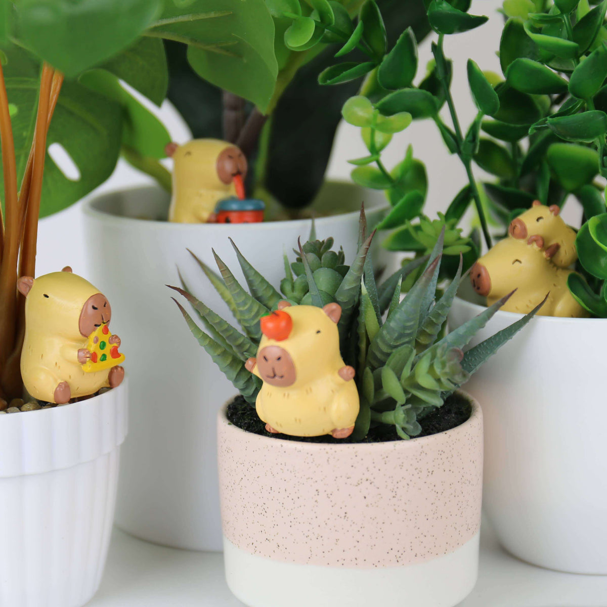 Capybara Plant Markers