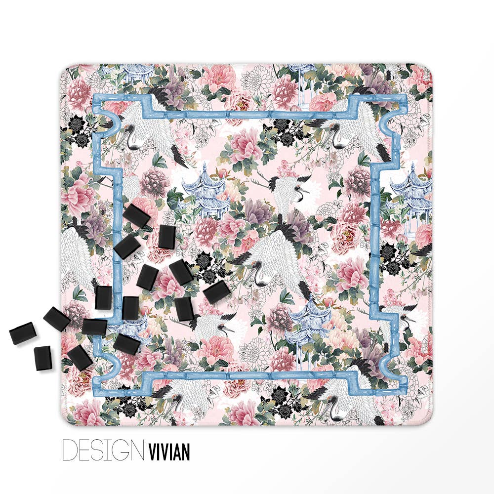 Mahjong Mat, Neoprene, Spring Collection