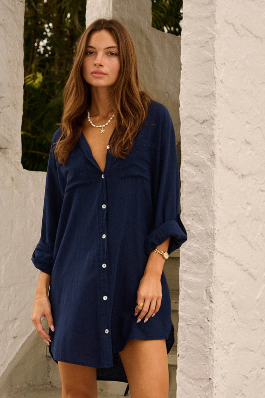 Cabana Shirt Dress