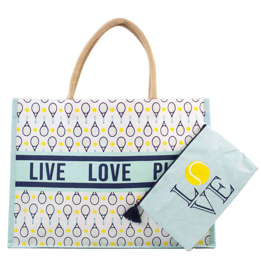 Tennis Love Juco Tote