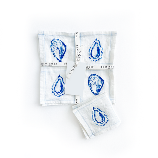 Sardines Cocktail Napkins Set of Four