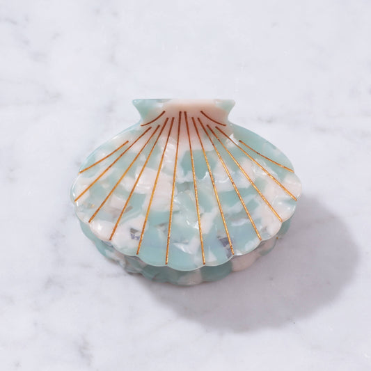 Eco-Friendly Scallop Shell Hair Clip Large