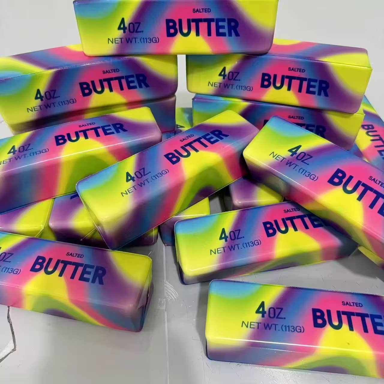 Squishy Pink Butter toy