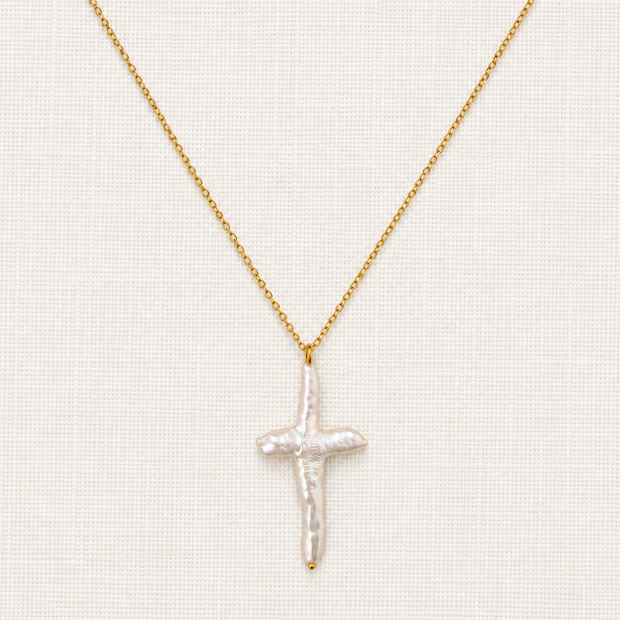 Cross Pearl Necklace- My Everyday Necklace