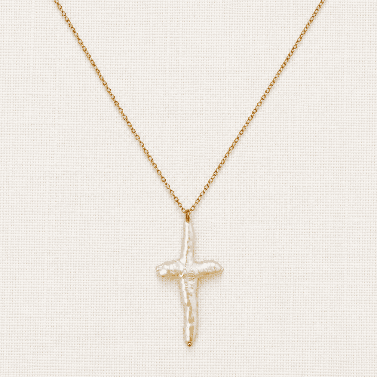 Cross Pearl Necklace- My Everyday Necklace