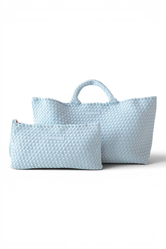 Mahjong Bag - Woven Carryall with Matching Tile Pouch