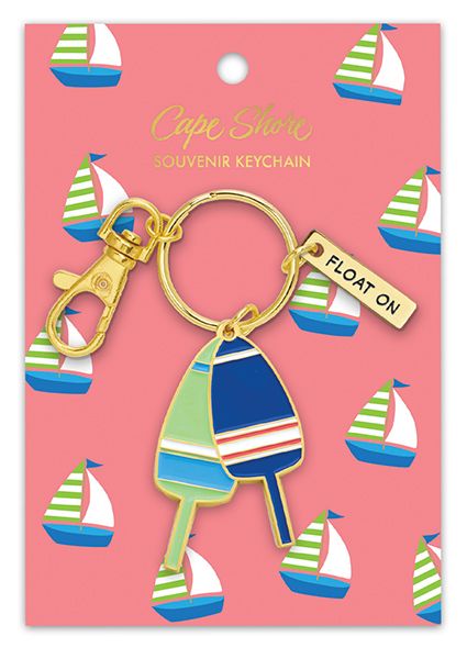 Cape Shore Blue Buoys Keychain
