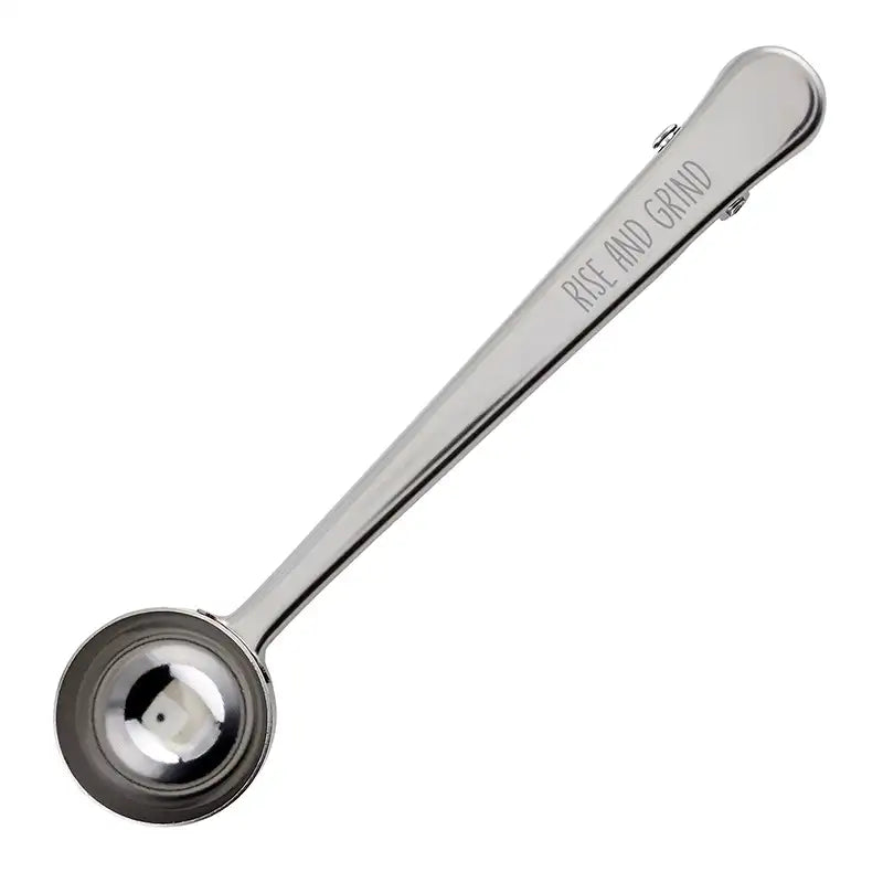 Rise and Grind Coffee Scoop Clip