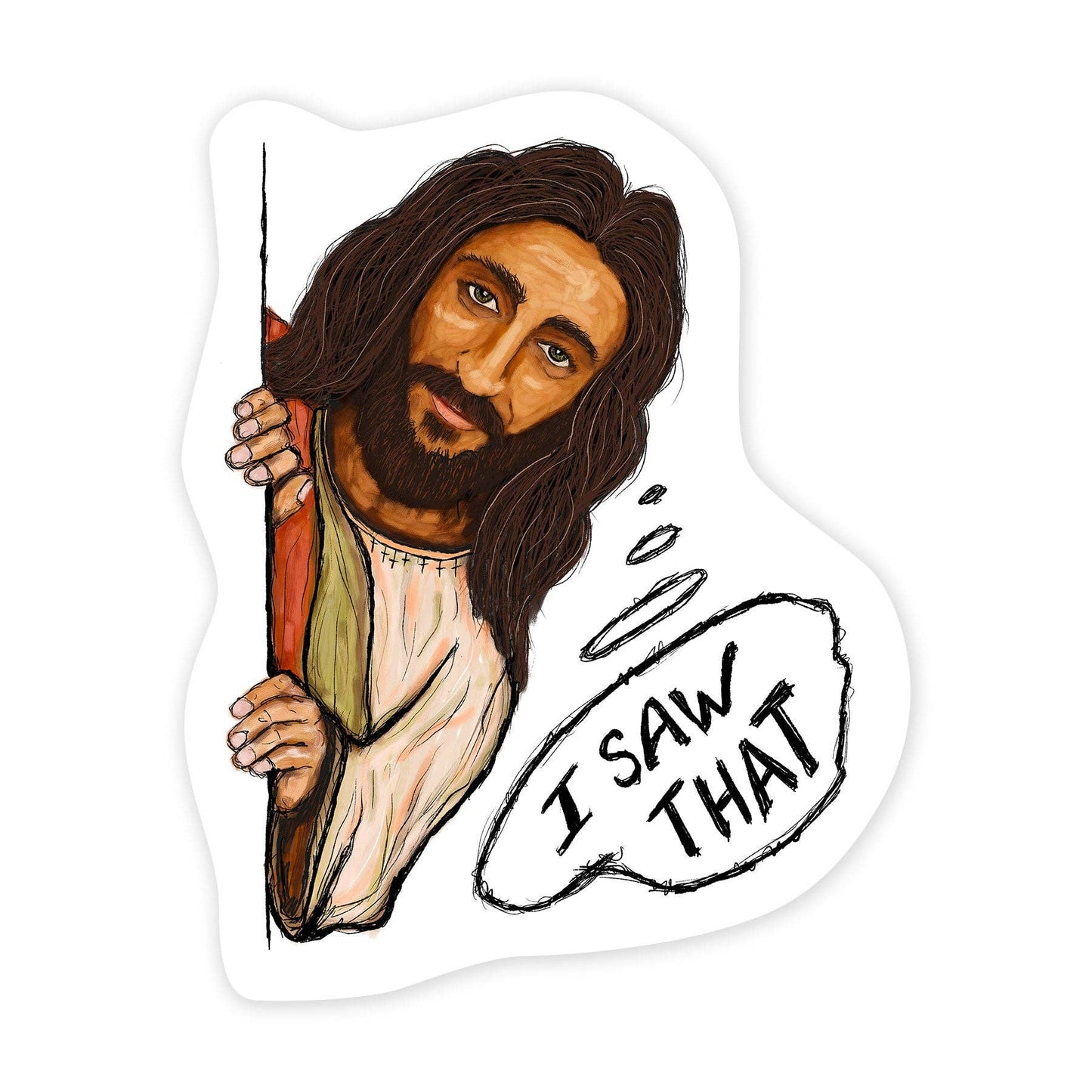 Saw That - Mini Sticker