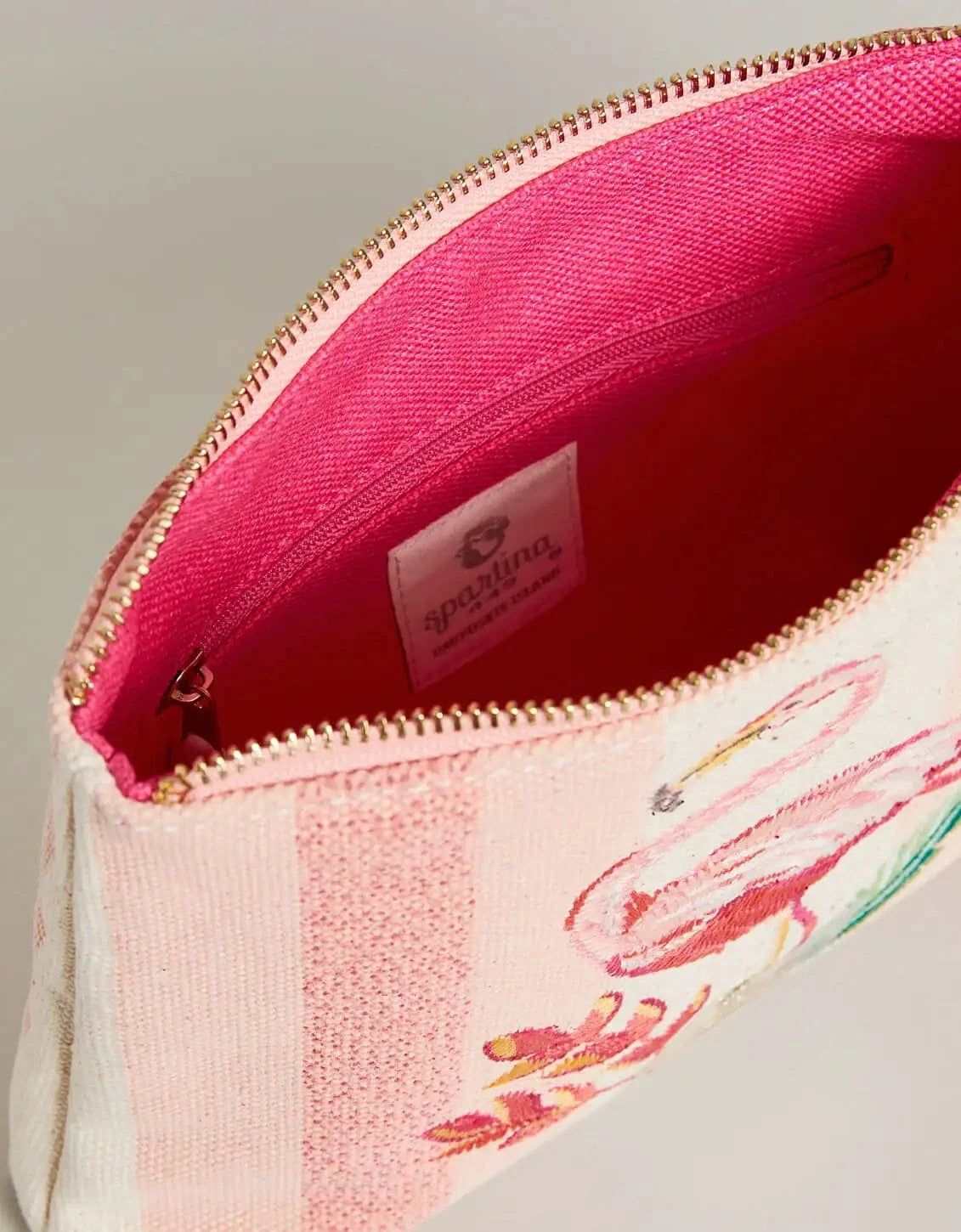 Carina Wristlet Tropic Flamingo