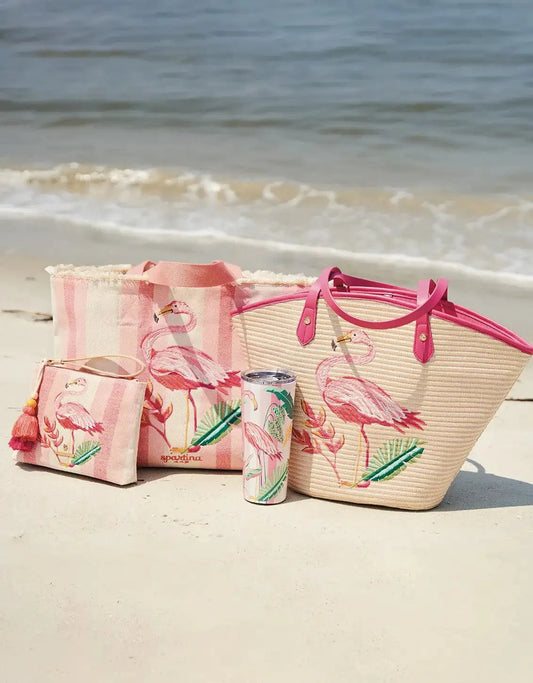 Carina Wristlet Tropic Flamingo