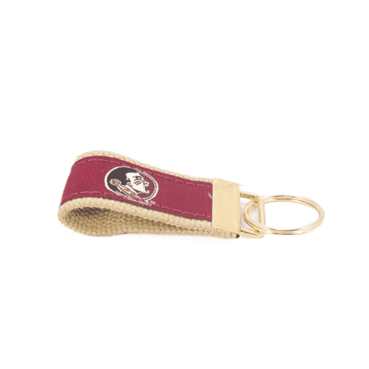 Florida State Seminoles Collegiate Woven Ribbon Key Chain