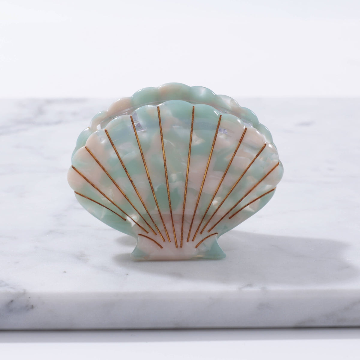 Eco-Friendly Scallop Shell Hair Clip Large
