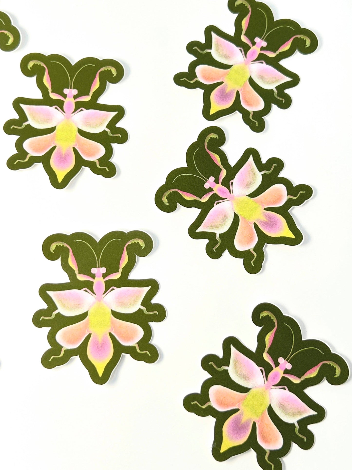 Orchid Mantis Sticker