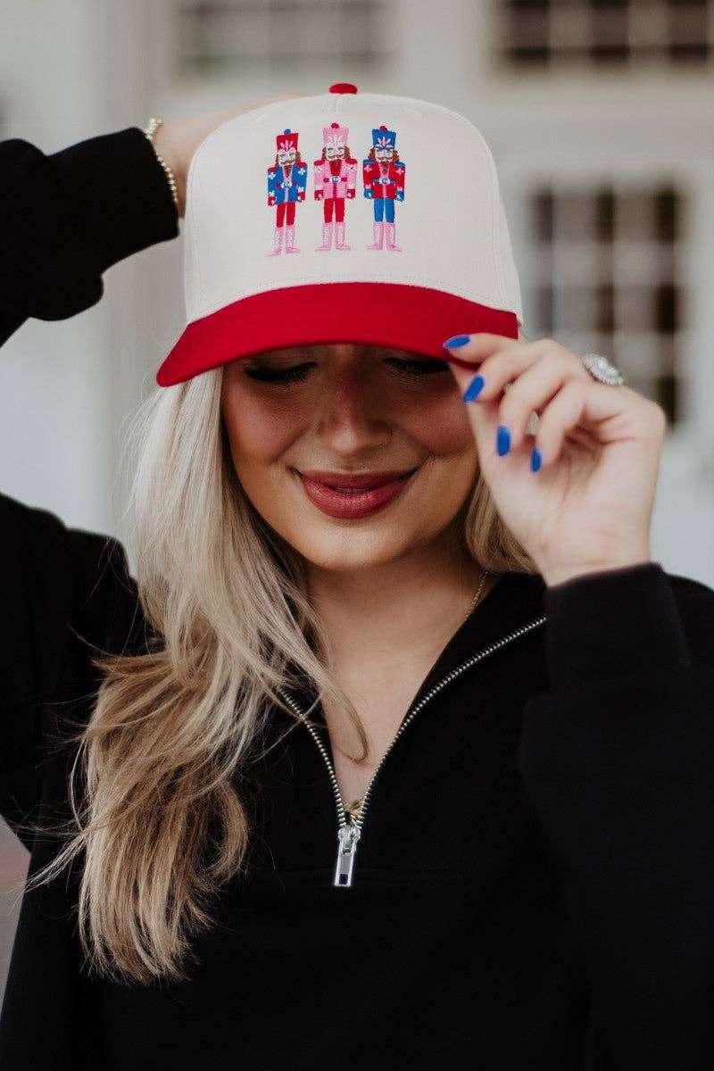 Nutcrackers Vintage Christmas Trucker Hats for Women