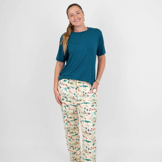 Coral Reef Bamboo Relaxed Lounge Pajama Pants