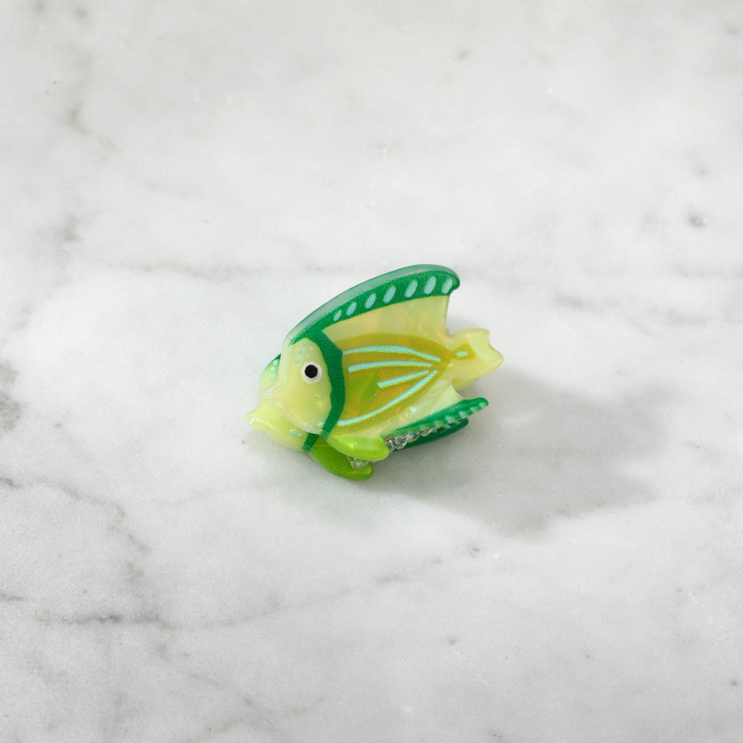 Eco-Friendly Mini Key Lime Reef Fish Hair Clip Claw