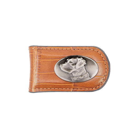Lab Leather Magnetic Money Clip Wallet