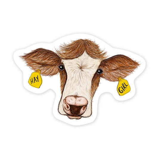 Hay Girl - Mini Sticker