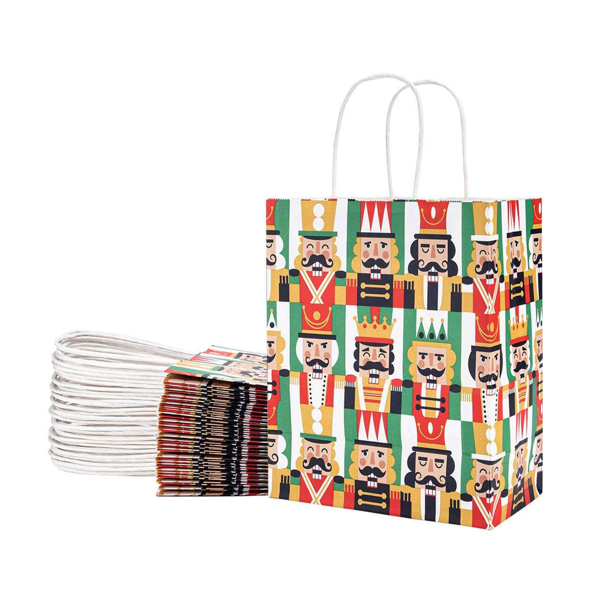 Christmas Nutcracker Paper Holiday Bags