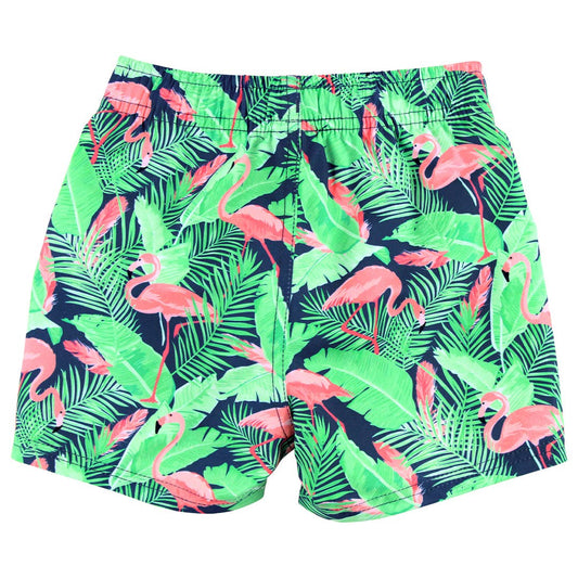 Boys Flamingo Frenzy Swim Trunks