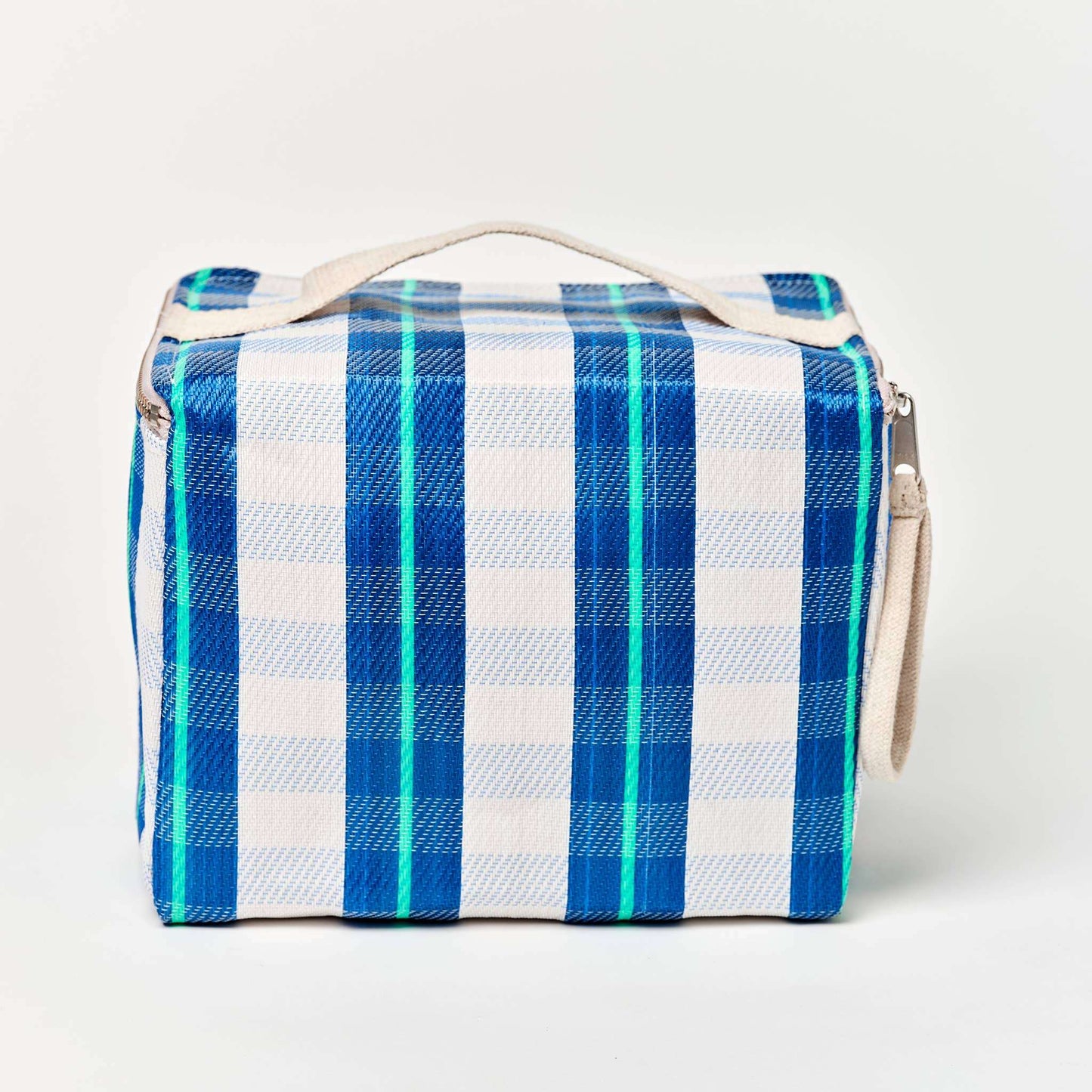 Recycled Nylon Lunch Cooler Bag La Mer Blue Neon