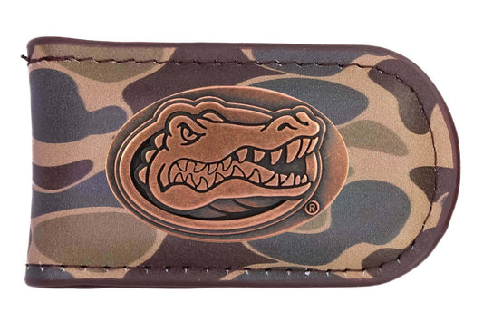 Florida Gators Camo Leather Money Clip.