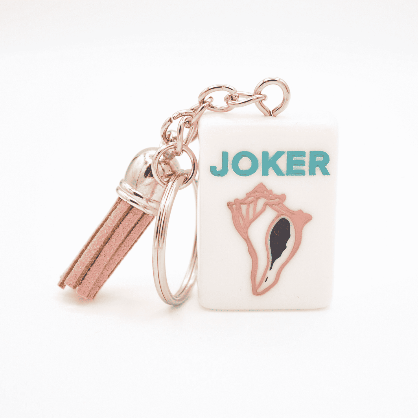 Mahjong Tile Keychain Whelk Joker