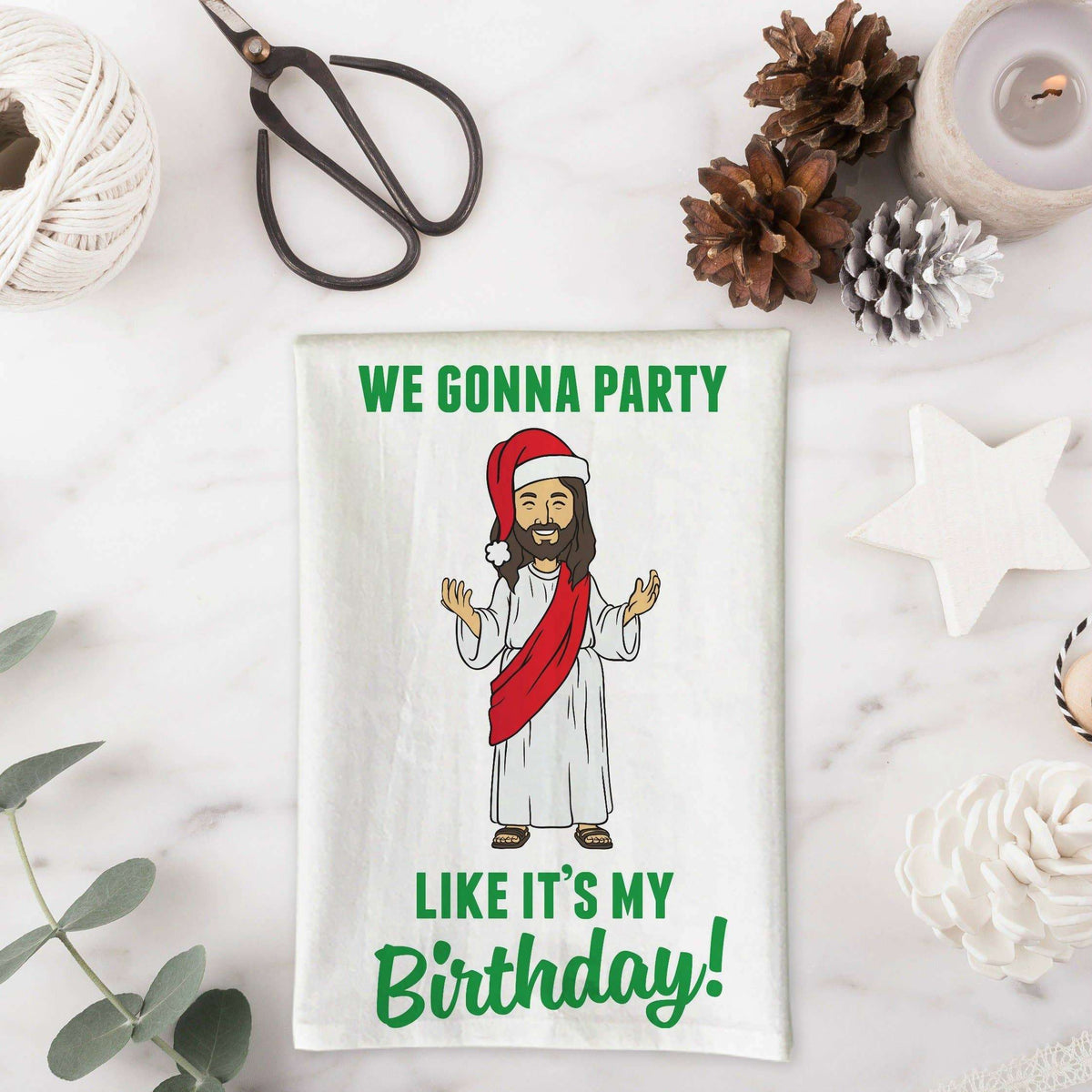 We Gonna Party Like it's My Birthday Kitchen Towel