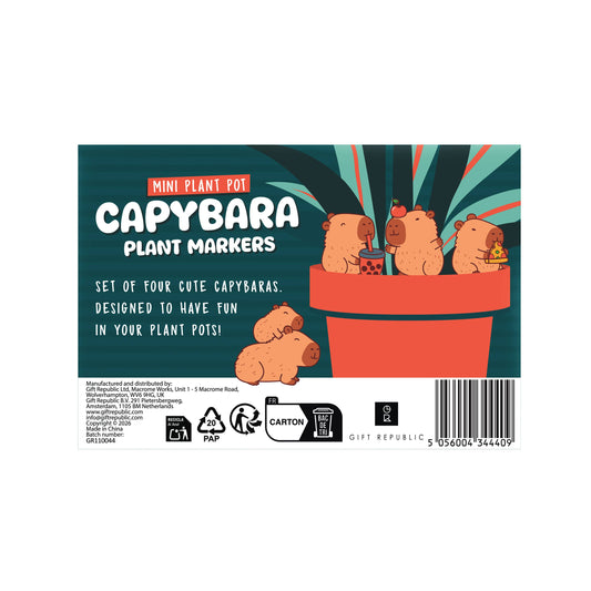 Capybara Plant Markers