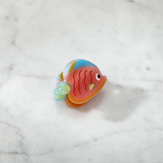 Eco-Friendly Mini Coral Tropical Fish Hair Clip