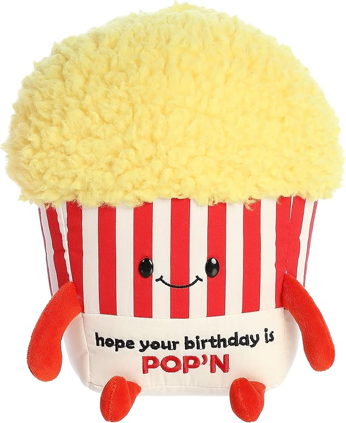 Aurora birthday popcorn plush