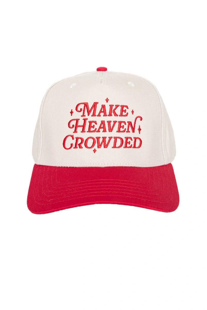 Make Heaven Crowded Vintage Trucker Hats