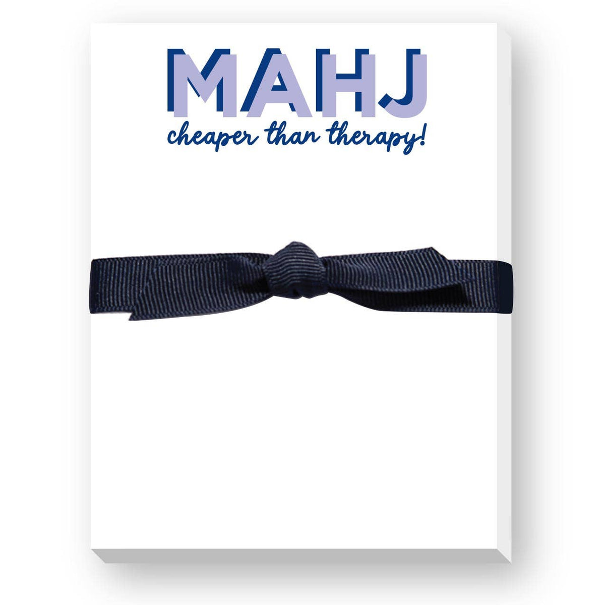 MAHJ-CHEAPER THAN THERAPY MINI NOTEPAD