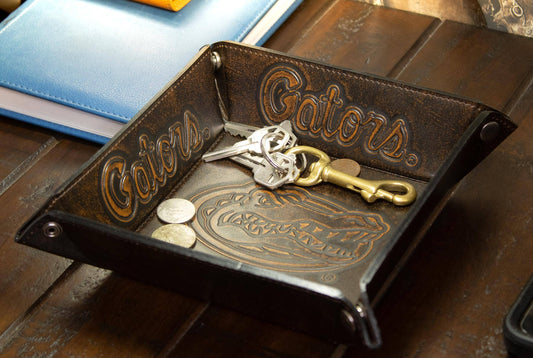 Florida Gators Men's Collegiate Leather Tray