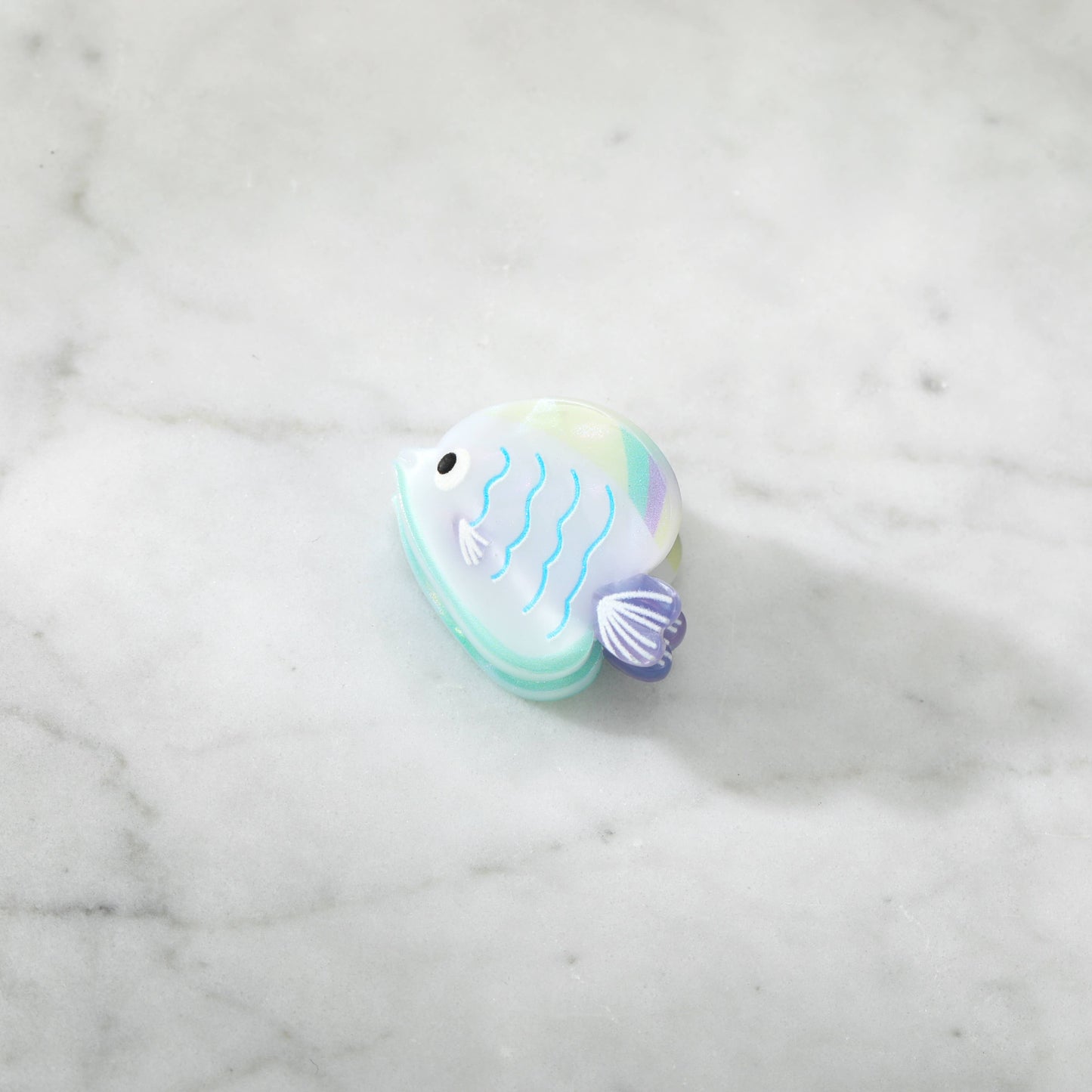 Eco-Friendly Mini Opal Tropical Fish Hair Clip