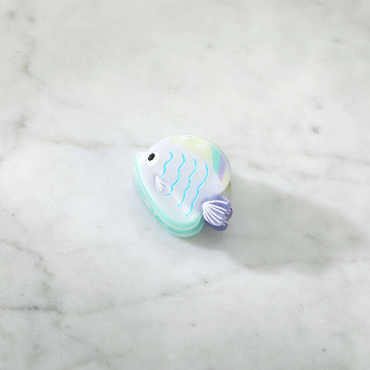 Eco-Friendly Mini Opal Tropical Fish Hair Clip