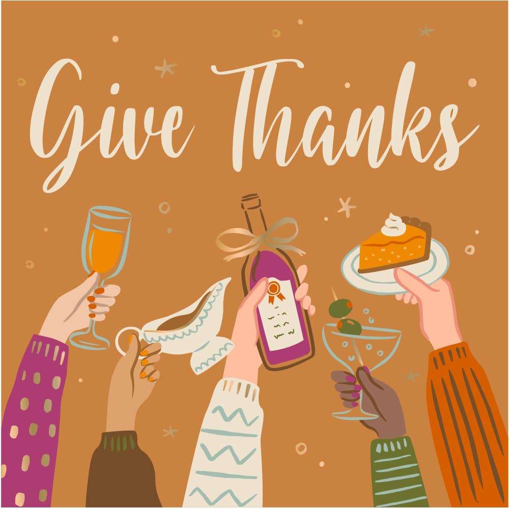 Fall Cocktail Napkins | Give Thanks