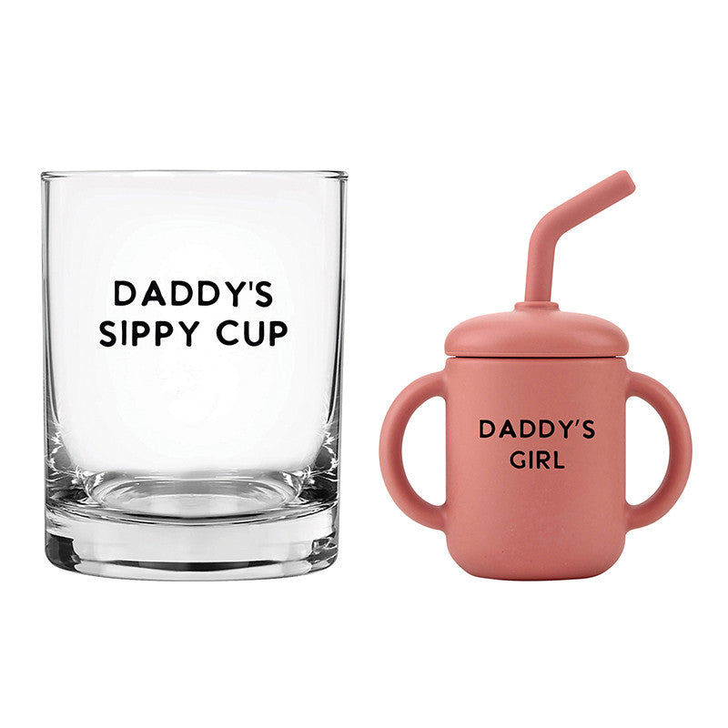 Stephan Baby Daddy's Girl Sippy Cup Gift Set