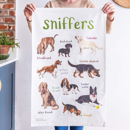 Sniffers Tea Towel