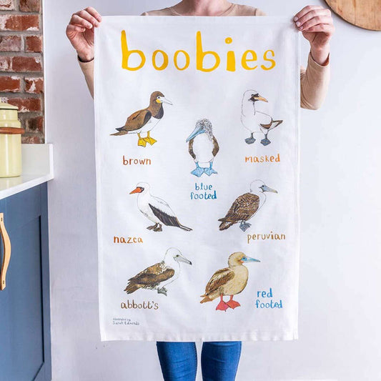 Boobies Tea Towel