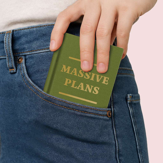 Massive Plans Hardback Notebook
