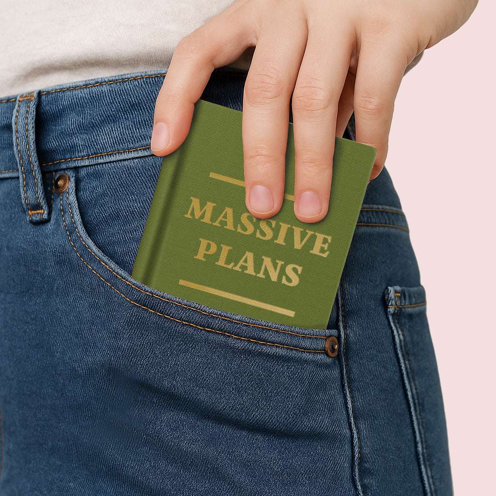 Massive Plans Hardback Notebook